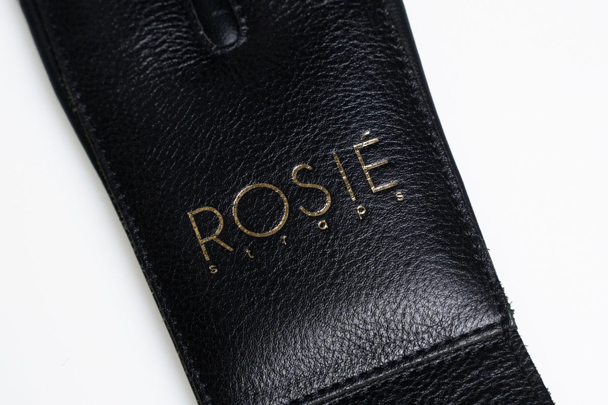 【used】ROSIÉ / ROSIE straps Black with Black Details 4.0inch【GIB Yokohama】