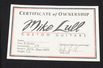 【used】Mike Lull / V4 OWT 2012 3.460kg #2072【GIB Yokohama】