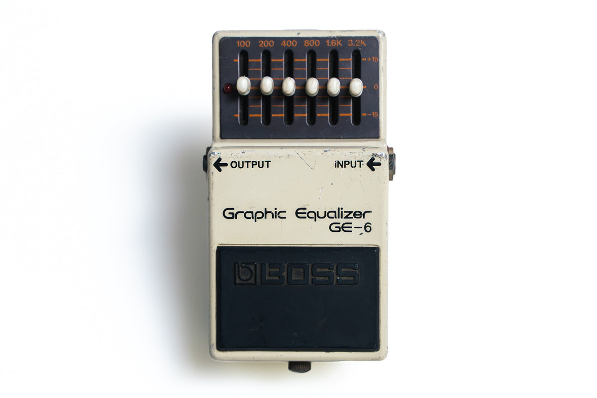 【used】BOSS / GE-6 Graphic Equalizer Made In Japan 銀ネジ【GIB Yokohama】