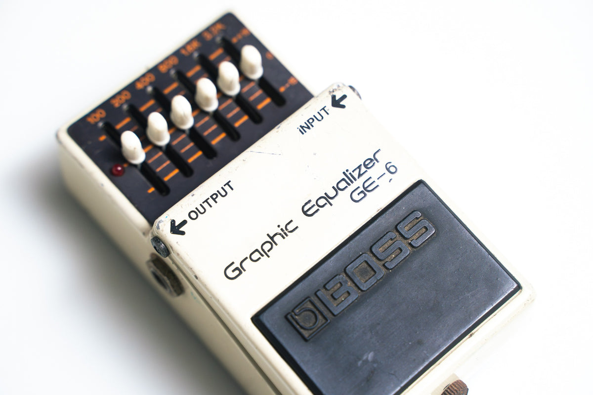 【used】BOSS / GE-6 Graphic Equalizer Made In Japan 銀ネジ【GIB Yokohama】