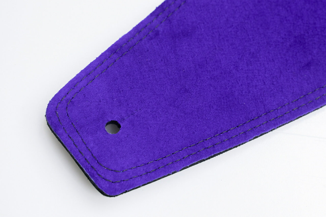 【new】Moody Straps / 4.0 Inch Black/Blue Suede Standard Tail 【GIB Yokohama】