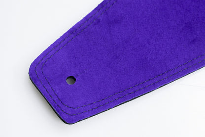 【new】Moody Straps / 4.0 Inch Black/Blue Suede Standard Tail 【GIB Yokohama】
