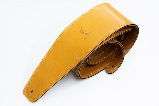 【new】Moody Straps / 4.0 Inch Camel/Tobacco Leather Standard Tail 【GIB Yokohama】