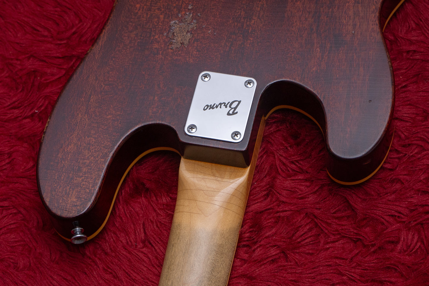 【used】Bruno Guitars / TELEBIRD BASS FL Brass Powder Gold 4.680kg #none【GIB Yokohama】