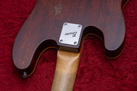 【used】Bruno Guitars / TELEBIRD BASS FL Brass Powder Gold 4.680kg #none【GIB Yokohama】