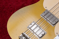 【used】Bruno Guitars / TELEBIRD BASS FL Brass Powder Gold 4.680kg #none【GIB Yokohama】