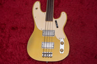 【used】Bruno Guitars / TELEBIRD BASS FL Brass Powder Gold 4.680kg #none【GIB Yokohama】