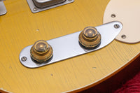 【used】Bruno Guitars / TELEBIRD BASS FL Brass Powder Gold 4.680kg #none【GIB Yokohama】