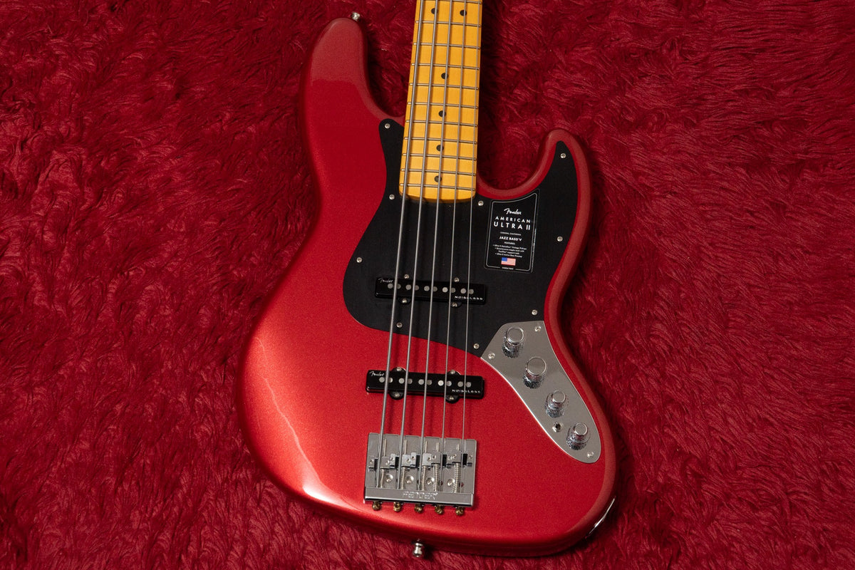 【used】Fender / American Ultra II Jazz Bass V Sinister Red 2024 4.665kg #US24064272【GIB Yokohama】