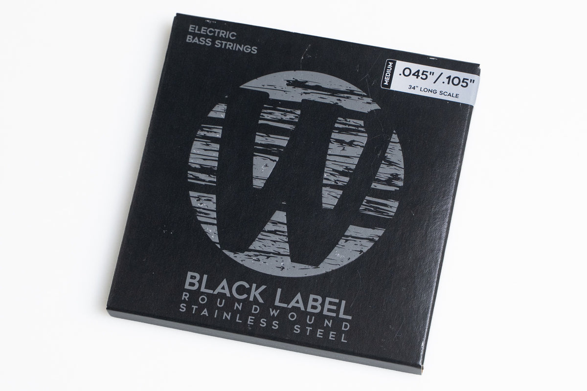 【new】Warwick / Black Label Bass String Set for 4st Stainless 045/105【GIB Yokohama】