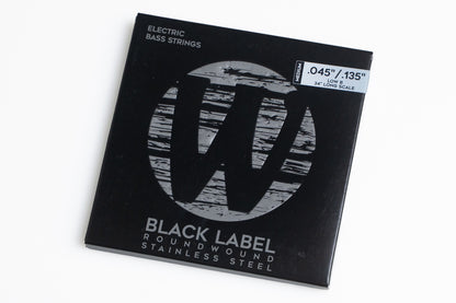 【new】Warwick / Black Label Bass String Set for 5st Stainless 045/135【GIB Yokohama】