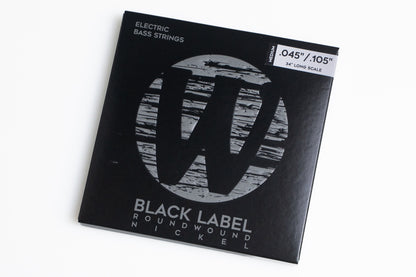 【new】Warwick / Black Label Bass String Set for 4st Nickel 045/105【GIB Yokohama】