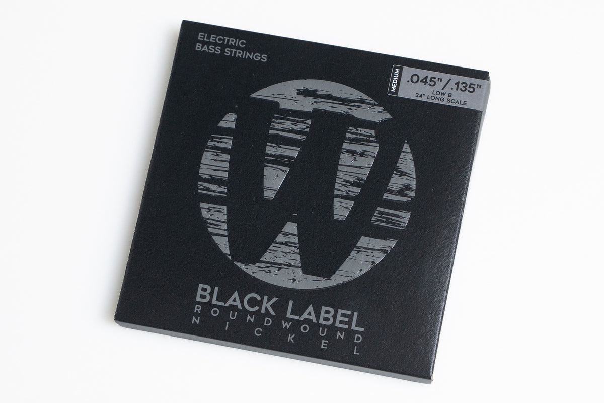 【new】Warwick / Black Label Bass String Set for 5st Nickel 045/135【GIB Yokohama】