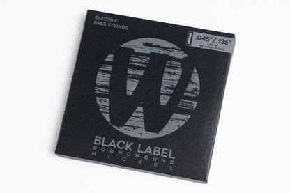 【new】Warwick / Black Label Bass String Set for 5st Nickel 045/135【GIB Yokohama】