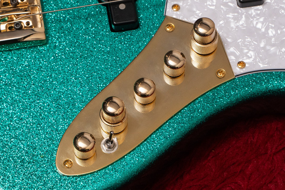 【new】Swing Guitars / Jazz Deluxe 5 Metallic Teal Green 4.805kg #26010051【GIB Yokohama】