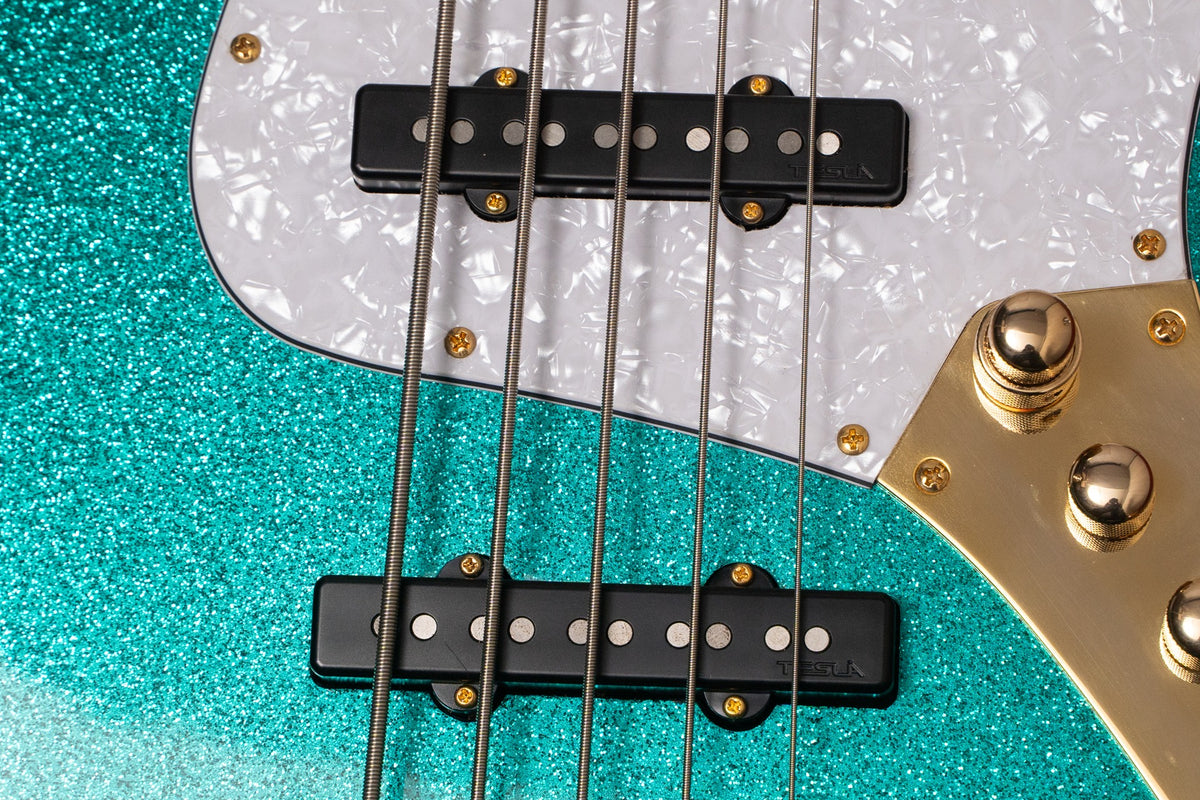 【new】Swing Guitars / Jazz Deluxe 5 Metallic Teal Green 4.765kg #26010044【GIB Yokohama】