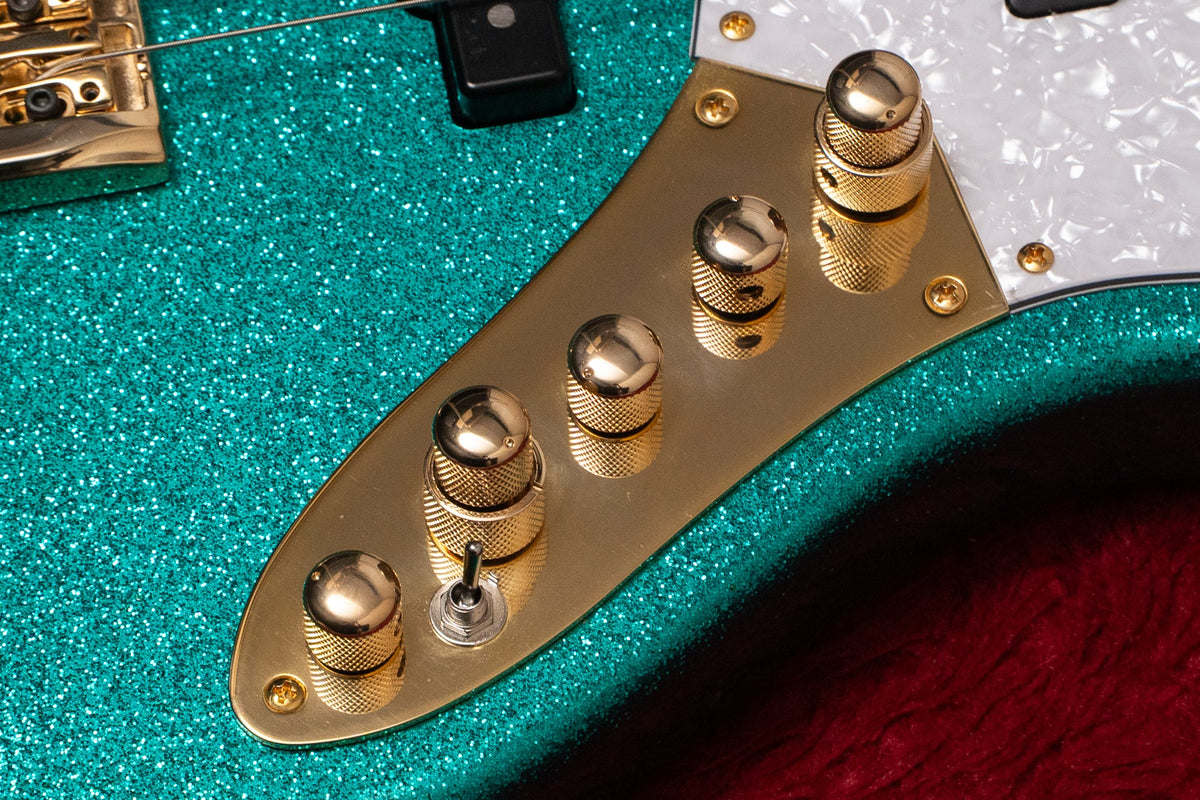 【new】Swing Guitars / Jazz Deluxe 5 Metallic Teal Green 4.765kg #26010044【GIB Yokohama】