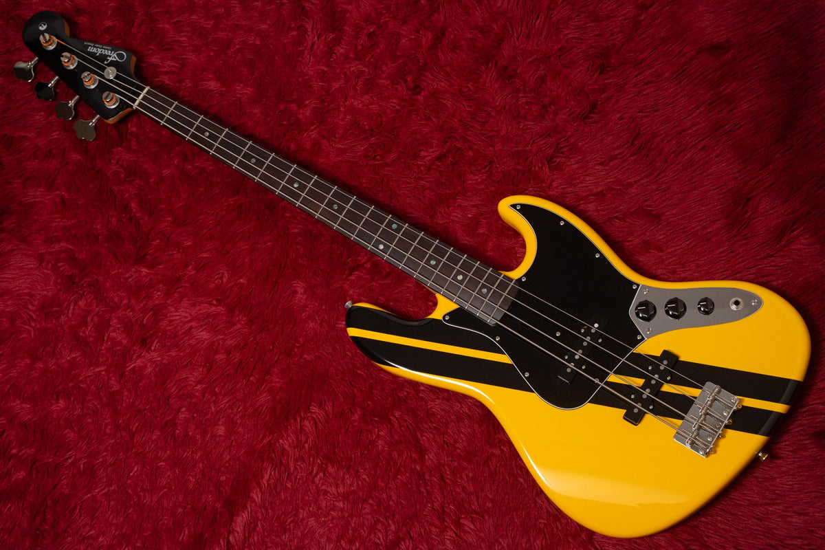 【used】Freedom Custom Guitar Research / C.S. Retro Series JB 4st C.O.Yellow 2022 4.335kg #1490【GIB Yokohama】