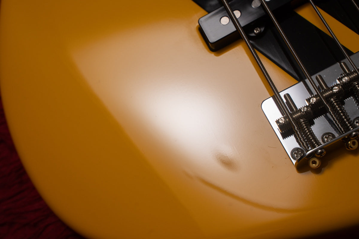 【used】Freedom Custom Guitar Research / C.S. Retro Series JB 4st C.O.Yellow 2022 4.335kg #1490【GIB Yokohama】