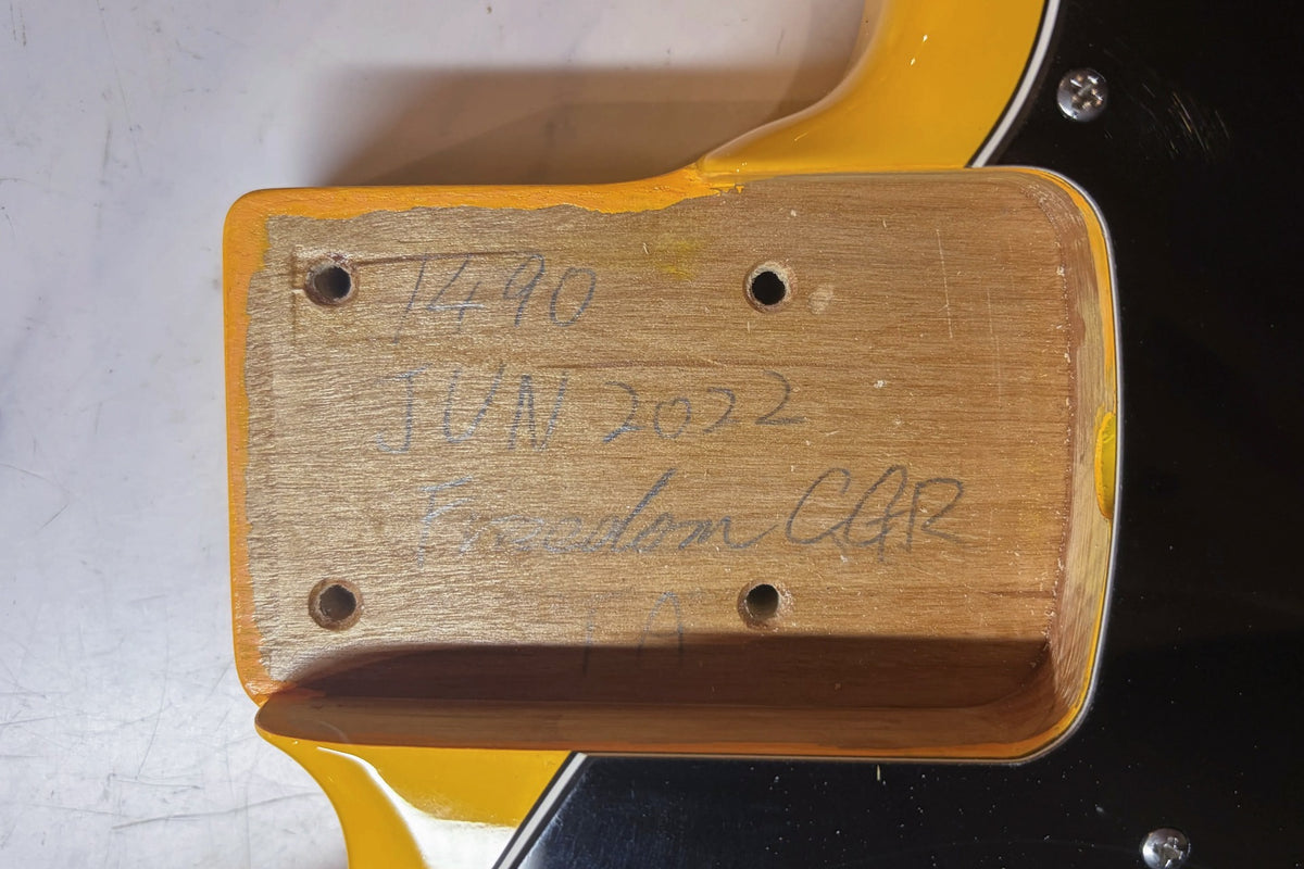 【used】Freedom Custom Guitar Research / C.S. Retro Series JB 4st C.O.Yellow 2022 4.335kg #1490【GIB Yokohama】