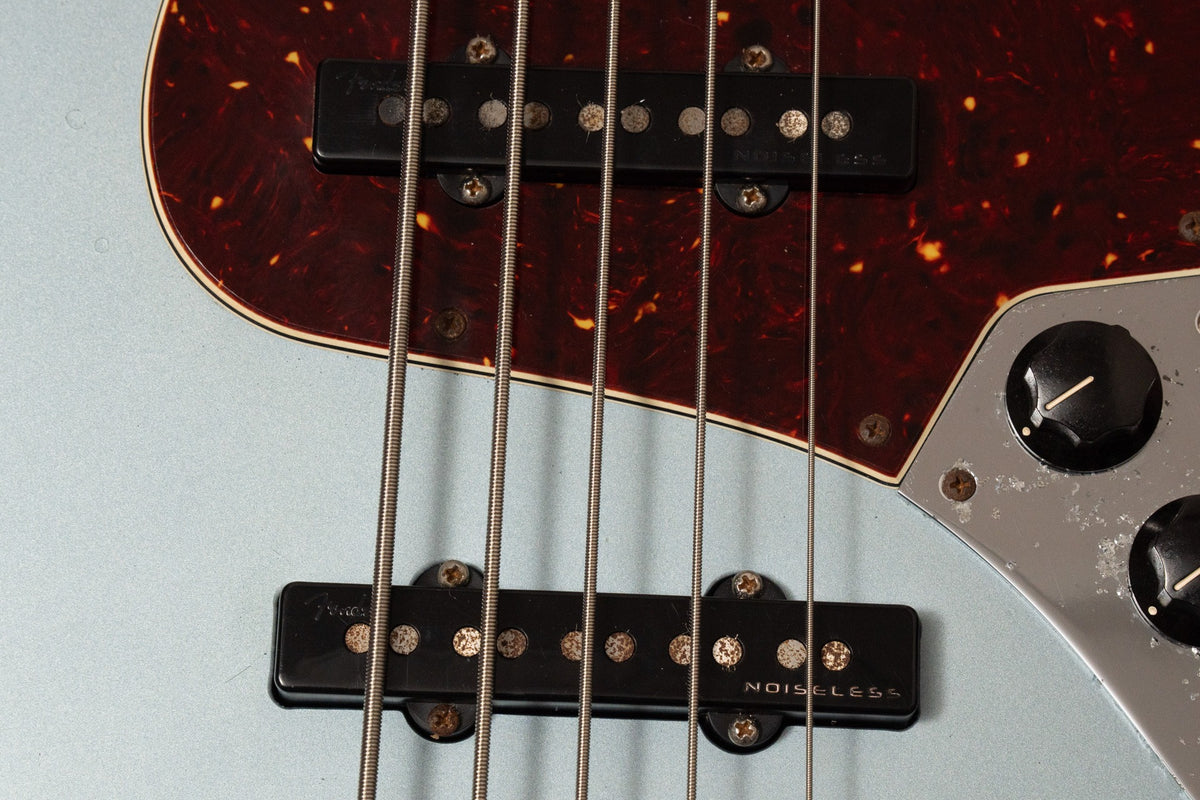 【used】Fender / American Elite Jazz Bass V Satin Blue Ice Metallic 2019 4.440kg #US19011702【GIB Yokohama】