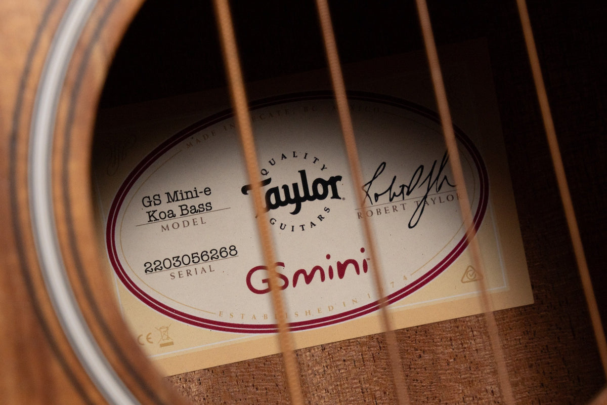 【new】Taylor / GS Mini-e Koa Bass Koa 1.740kg #2203056268【GIB Yokohama】