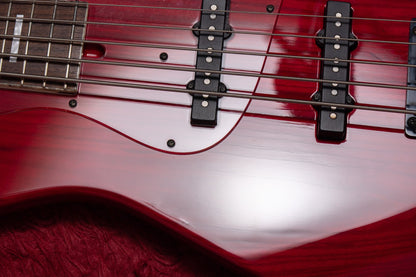 【used】Bacchus / STD-JB5 ASH/R STR with Aguilar Preamp 4.795kg #C10314【GIB Yokohama】