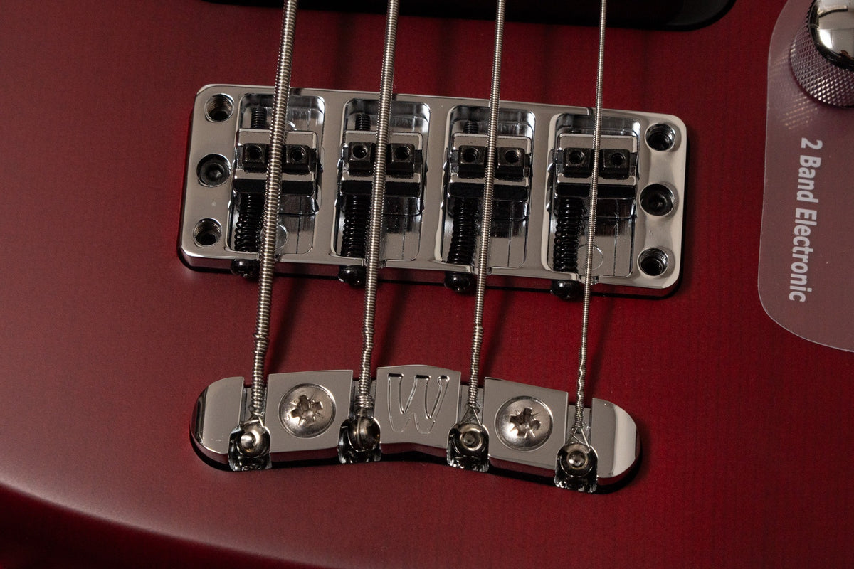 【new】Warwick / Rock Bass Streamer Standard 4 Burgundy Red Transparent 3.870kg #H569226-25【GIB Yokohama】