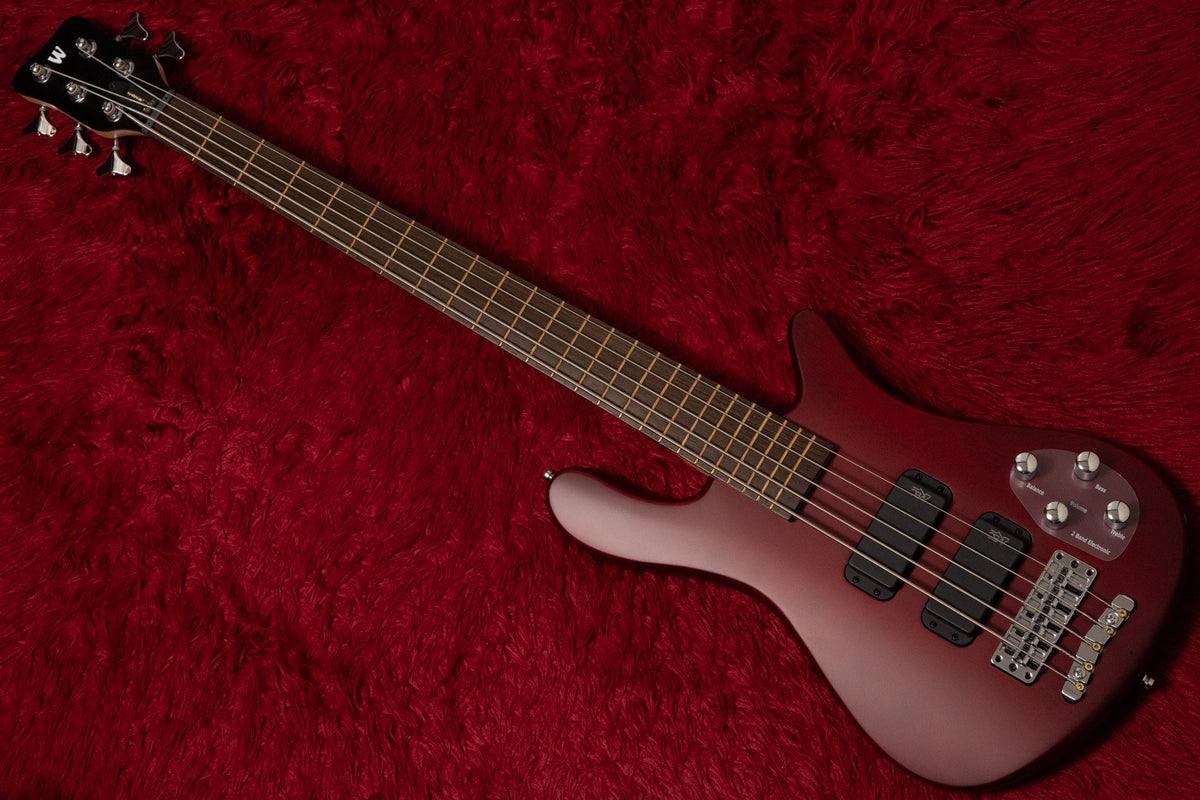 【new】Warwick / Rock Bass Streamer Standard 5 Burgundy Red Transparent 4.165kg #H569129-25【GIB Yokohama】
