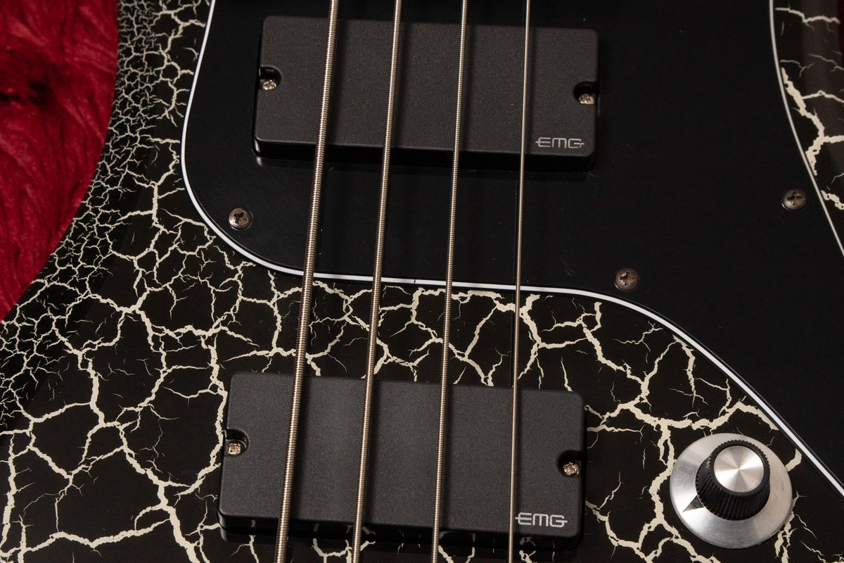【used】Dunable Guitars / DE R2 Bass Black/White Crackle 4.280kg #R2690【GIB Yokohama】