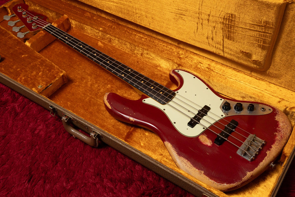 【used】Fender Custom Shop / Master Grade 1964 Jazz Bass Relic Dakota Red 2003 4.205kg #MGN80746【GIB Yokohama】