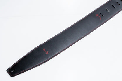 【new】Moody Straps / 4.0 Inch Black/Red Suede Standard Tail【GIB Yokohama】