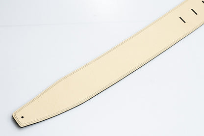【new】Moody Straps / 4.0 Inch Black/Cream Leather Standard Tail 【GIB Yokohama】