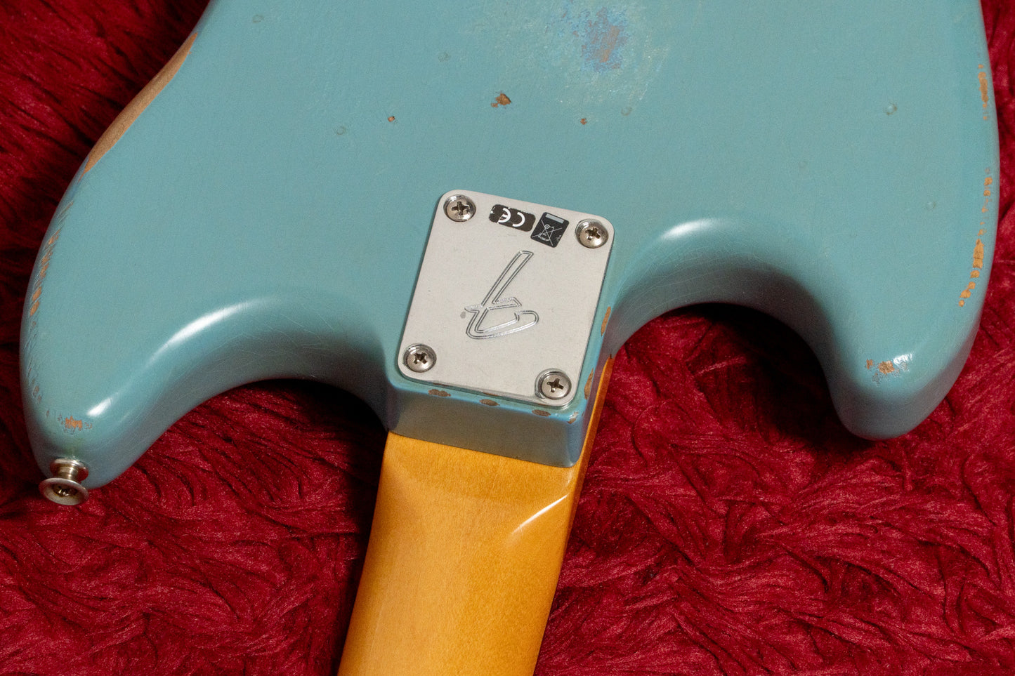 【used】Fender / JMJ Road Worn Mustang Bass Faded Daphne Blue 2021 3.620kg #MX21529611【GIB Yokohama】