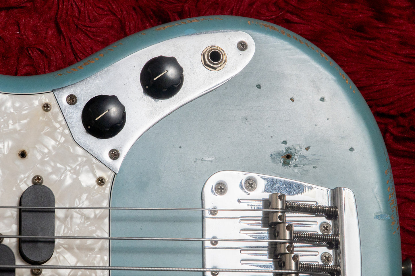 【used】Fender / JMJ Road Worn Mustang Bass Faded Daphne Blue 2021 3.620kg #MX21529611【GIB Yokohama】