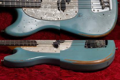 【used】Fender / JMJ Road Worn Mustang Bass Faded Daphne Blue 2021 3.620kg #MX21529611【GIB Yokohama】