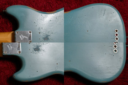 【used】Fender / JMJ Road Worn Mustang Bass Faded Daphne Blue 2021 3.620kg #MX21529611【GIB Yokohama】
