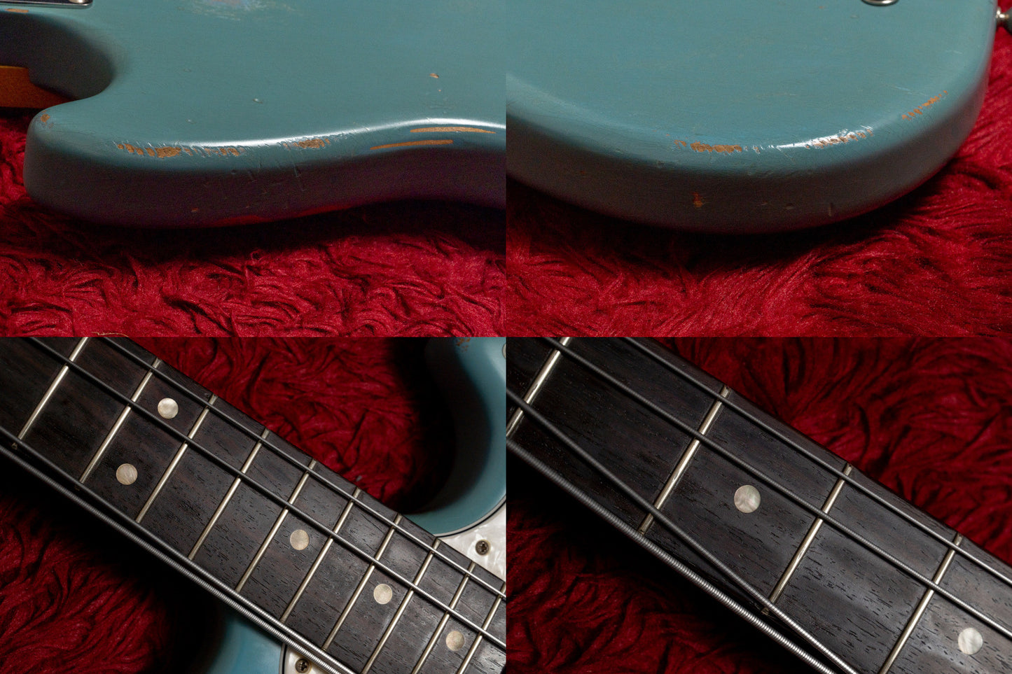 【used】Fender / JMJ Road Worn Mustang Bass Faded Daphne Blue 2021 3.620kg #MX21529611【GIB Yokohama】