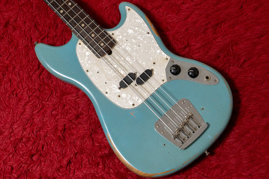 【used】Fender / JMJ Road Worn Mustang Bass Faded Daphne Blue 2021 3.620kg #MX21529611【GIB Yokohama】