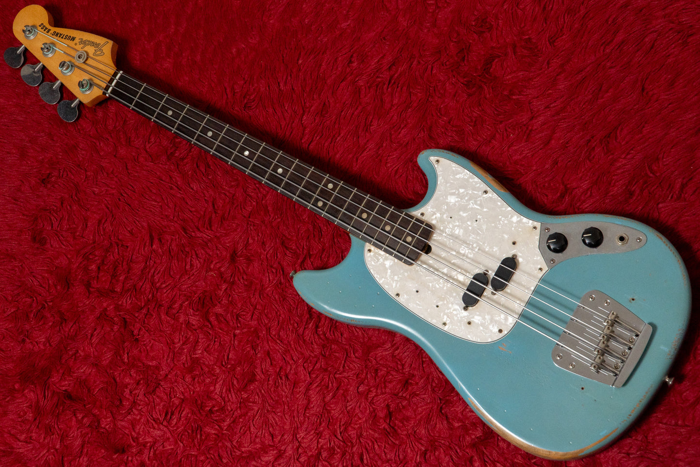 【used】Fender / JMJ Road Worn Mustang Bass Faded Daphne Blue 2021 3.620kg #MX21529611【GIB Yokohama】