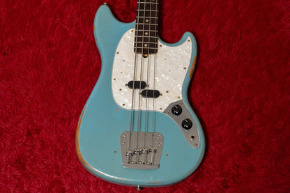 【used】Fender / JMJ Road Worn Mustang Bass Faded Daphne Blue 2021 3.620kg #MX21529611【GIB Yokohama】