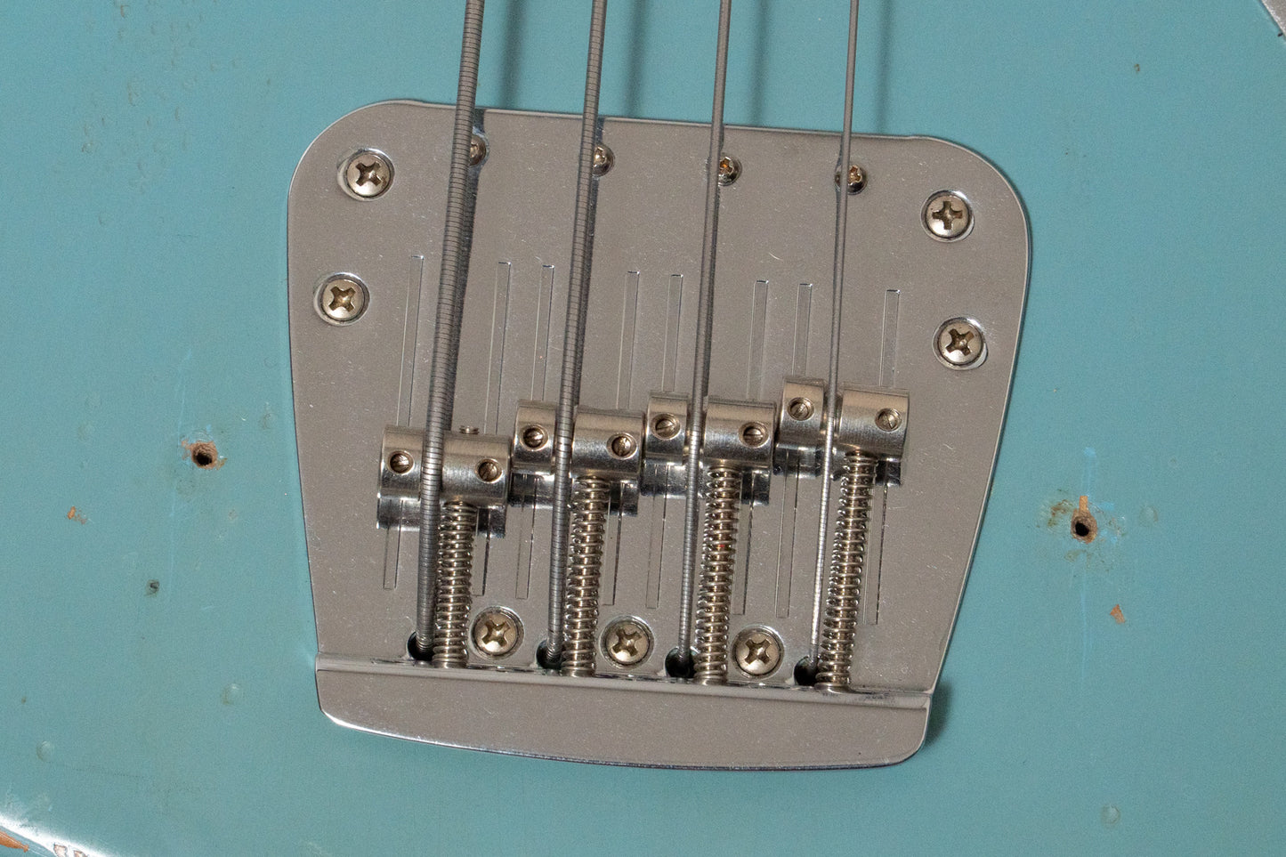 【used】Fender / JMJ Road Worn Mustang Bass Faded Daphne Blue 2021 3.620kg #MX21529611【GIB Yokohama】