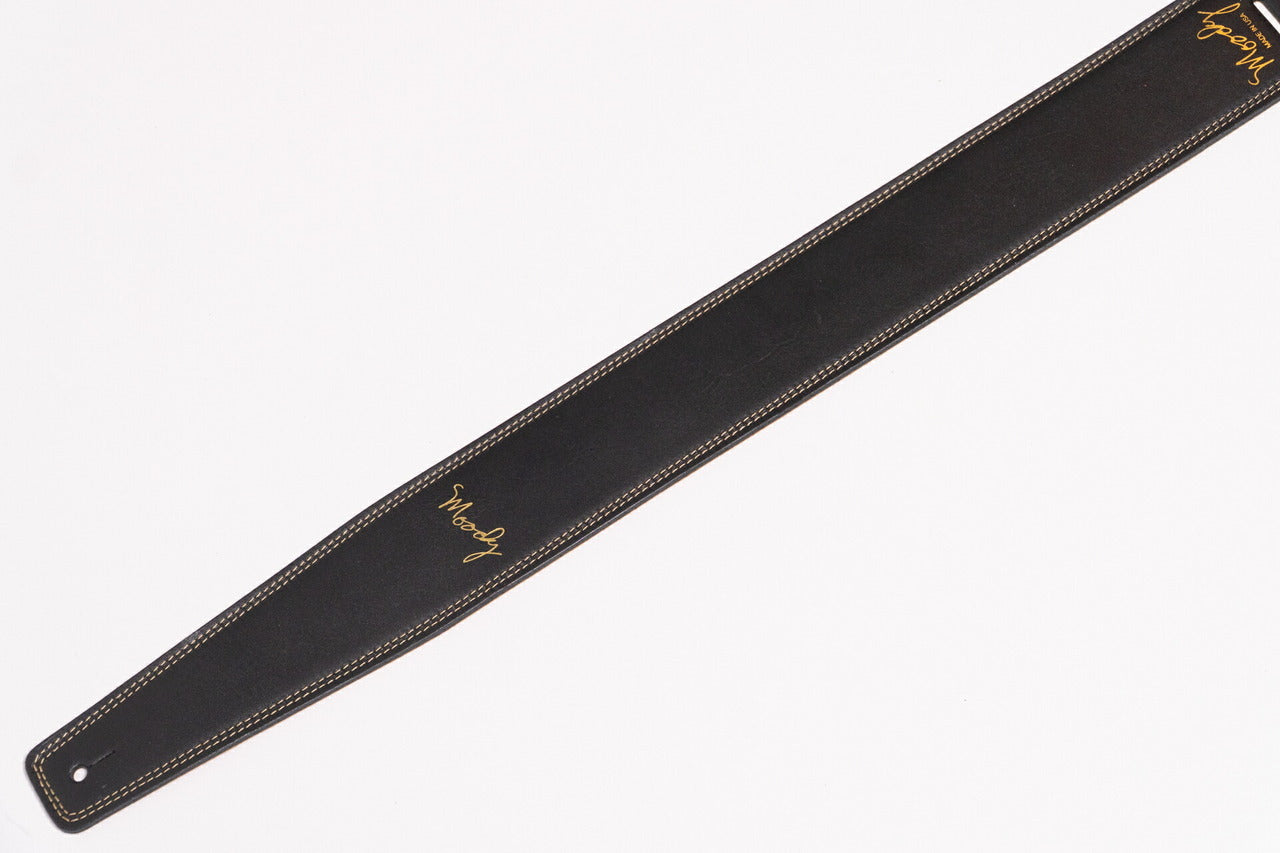 【new】Moody Straps / 2.5 Inch Black/Tobacco  Leather Long Tail【GIB Yokohama】