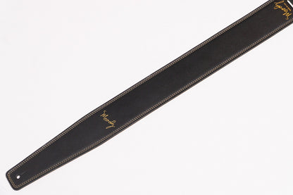 【new】Moody Straps / 2.5 Inch Black/Tobacco  Leather Long Tail【GIB Yokohama】