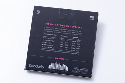 [new] D'Addario / NYXL Regular Light 5strings bass 45-130 [yokohama store]