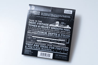 [NEW] D'ADDARIO / ETB92 TAPEWOUND BASS MEDIUM Black Nylon 50-105 [Yokohama Store]
