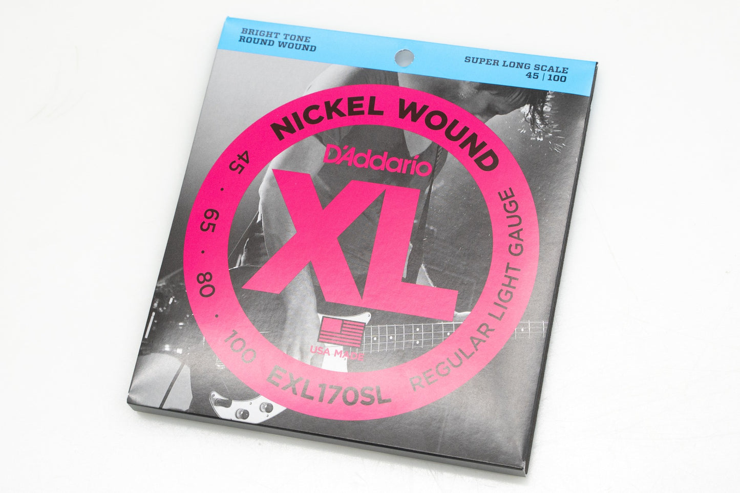 【new】D'Addario / EXL170SL Nickel Wound Bass Light 45-100 Super Long(35") 【GIB Yokohama】