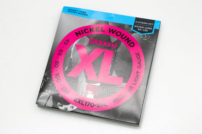 【new】D'Addario / EXL170-5SL Nickel Wound 5-String Bass Light 45-130 Super Long(35") 【GIB Yokohama】