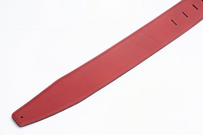 【new】Moody Straps / 4.0 Inch Black/Red Leather Standard Tail 【GIB横浜】