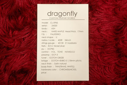 【new】dragonfly / CL-SPB5 ASH/PAU TWH (AC1) 4.465kg #24320【GIB Hyogo】